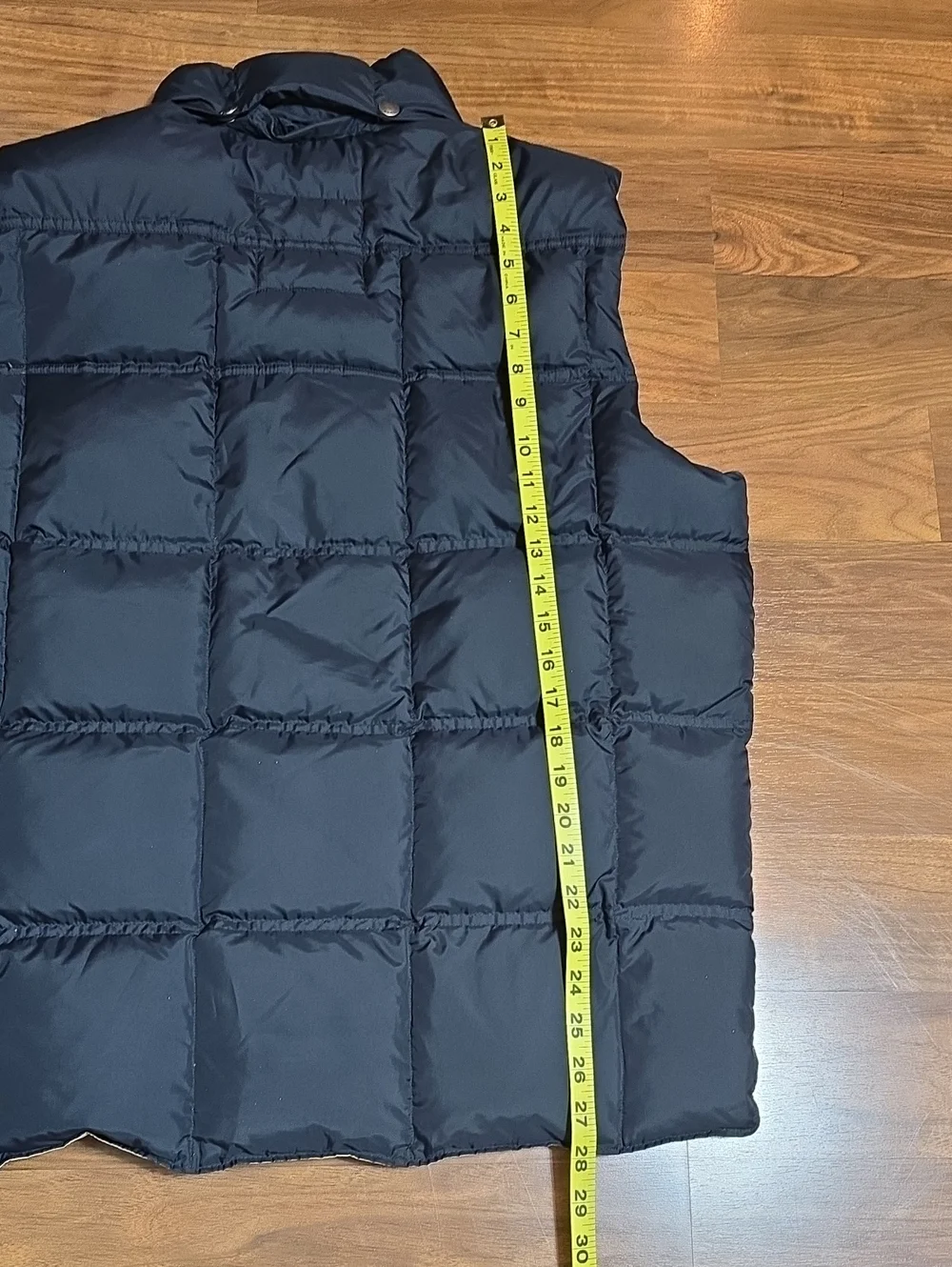 J.Crew Men’s Expedition Down Puffer Vest Navy Blue Size